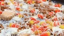 Candy Corn Halloween Bark