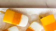 Candy Corn Popsicles