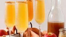 Caramel Apple Cider Mimosas