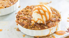 Caramel Apple Crisp