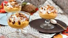 Caramel Pumpkin Mousse with Cocoa Nib Streusel