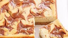 Caramel swirl cheesecake