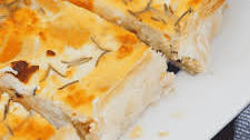 Caramelised Onion, Feta & Roasted Pumpkin Tart