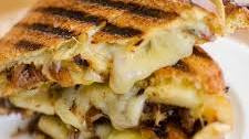 Caramelized Onion and Apple Grilled Cheese