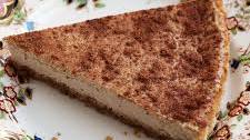 Chai latte cheesecake