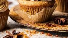 Chai Latte Cupcakes with Caramel Brulée Frosting