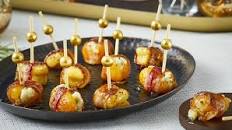 Cheesy Bacon-Wrapped Bites