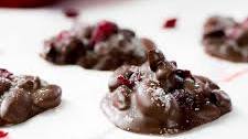 Chocolate Almond & Cranberry Clusters