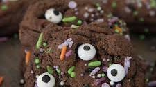 Chocolate Monster Eye Cookies