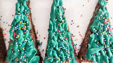 Christmas Tree Brownies Recipe