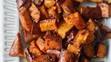 Cinnamon Roasted Hot Honey Sweet Potatoes