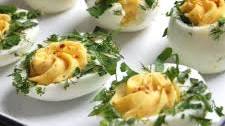 Classic Deviled Eggs With Fresh Herbs