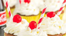 Coca Cola Chocolate Cherry Cupcakes