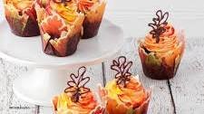 Colorful Leaves Fall Cupcakes