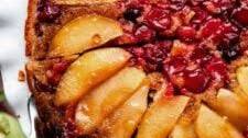 Cranberry Apple Upside Down Cake