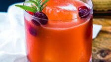 Cranberry Bourbon Cocktail