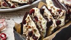 Cranberry Nut Chocolate Bark