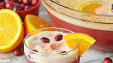 Cranberry Orange Sherbet Party Punch