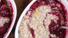 Cranberry Orange Steel Cut Oats