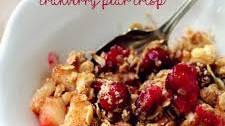 Cranberry Pear Crisp