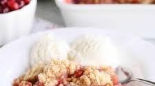 Cranberry Pear Crumble