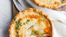 Creamy Fall Harvest Dairy-Free Veggie Pot Pies