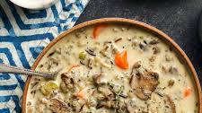 Creamy Mushroom Wild Rice Soup