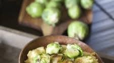 Crispy Brussels Sprouts and Creamy Parmesan Risotto