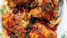 Crockpot Chicken Cacciatore