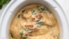 Crockpot Tuscan Chicken