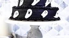 Dark Chocolate Ghost Cake