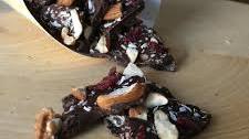 Dark Chocolate Nut Cranberry Bark