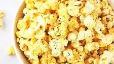 Easy Cheesy Garlic Pepper Popcorn