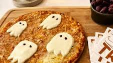 Easy Cheesy Ghost Pizza