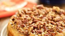 Easy Pumpkin Cheesecake with Pecan Pie Topping