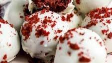 Easy Red Velvet Cake Balls With Cream Cheese Frosting