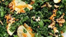 Everyday Kale and Apple Salad with Maple-Mustard Dressing