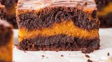 Extra Fudgy Pumpkin Brownies (Gluten Free)