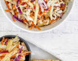 Fall Apple Coleslaw With A Honey Dijon Vinaigrette