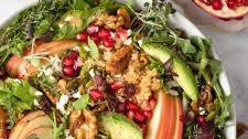 Fall Harvest Salad Recipe with Crispy Quinoa (vegan + gf)