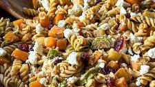 Fall Pasta Salad with Butternut Squash and Brussels
