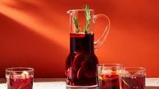 Fall Sangria With Spiced Simple Syrup