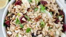 Farro Salad with Cranberries, Feta, and Pecans