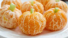 Friendly Clementine Pumpkin Treats for Halloween