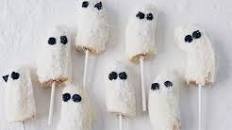 Frozen banana ghosts recipe