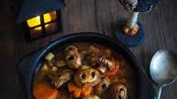 GHOULISH Skull & Pumpkin Soup for Halloween!