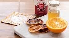 Ginger + Orange Cranberry Raspberry Spritz Recipe