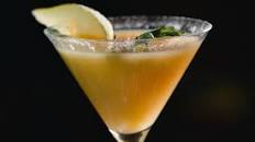 Ginger Pear Bourbon Martini