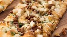 Gorgonzola, Pear and Balsamic Honey Walnut Flatbread