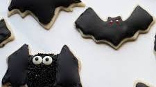 Halloween Bat Sugar Cookies